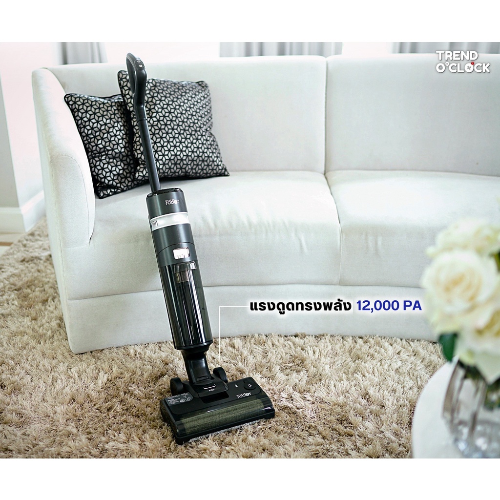[รับประกันมอเตอร์ 2 ปี] Mister Robot เครื่องดูดฝุ่น ล้าง ถู ในตัวเดียว