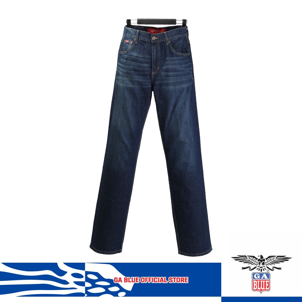 GA Blue 911 Mens Regular Rise Regular Fit Jeans - 1738