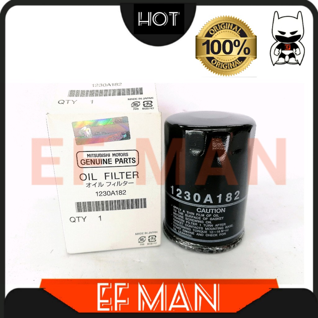 กรองน้ํามันเครื่อง Mitsubishi Diesel สําหรับ Triton VGT 2016 (1230A182)