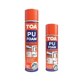 TOA PU Foam สเปรย์ พียู โฟม ชนิดขยายตัว ขนาด 750 ML พี ยู โฟมอเนกประสงค์