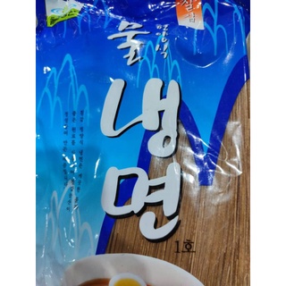 Naengmyeon Noodle​ With Sauce​ เส้นบะหมี่เย็น​พร้อมซอสปรุงรส​  750กรัม​