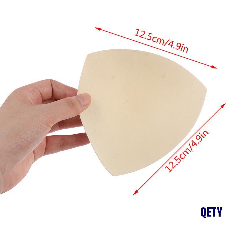 QETY)Triangle Women Bikini Chest Pad Inserts Sponge Foam Bra Pads