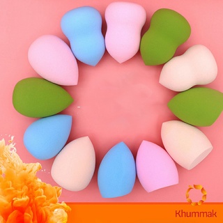 Khummak เปียกและแห้ง ฟองน้ำแต่งหน้า แป้งพัฟ Sponge beauty egg