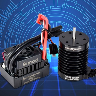 9imod F540-V2 4300KV มอเตอร์ไร้แปรงถ่าน กันน้ํา 3.175 มม. + 60A ESC สําหรับรถบังคับ 1/10