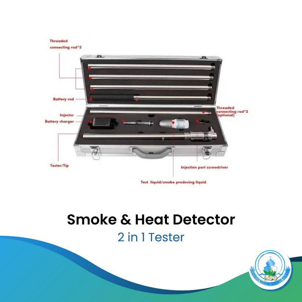 2 in 1 Smoke Detector Test Equipment heat detector tester kit