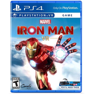Marvels Iron Man ps4 (ALL ZONE)(มือ1)แผ่นแท้PS4 ironman ps4 ใช้แว่นVR และ PS Move เล่นได้ สมจริง