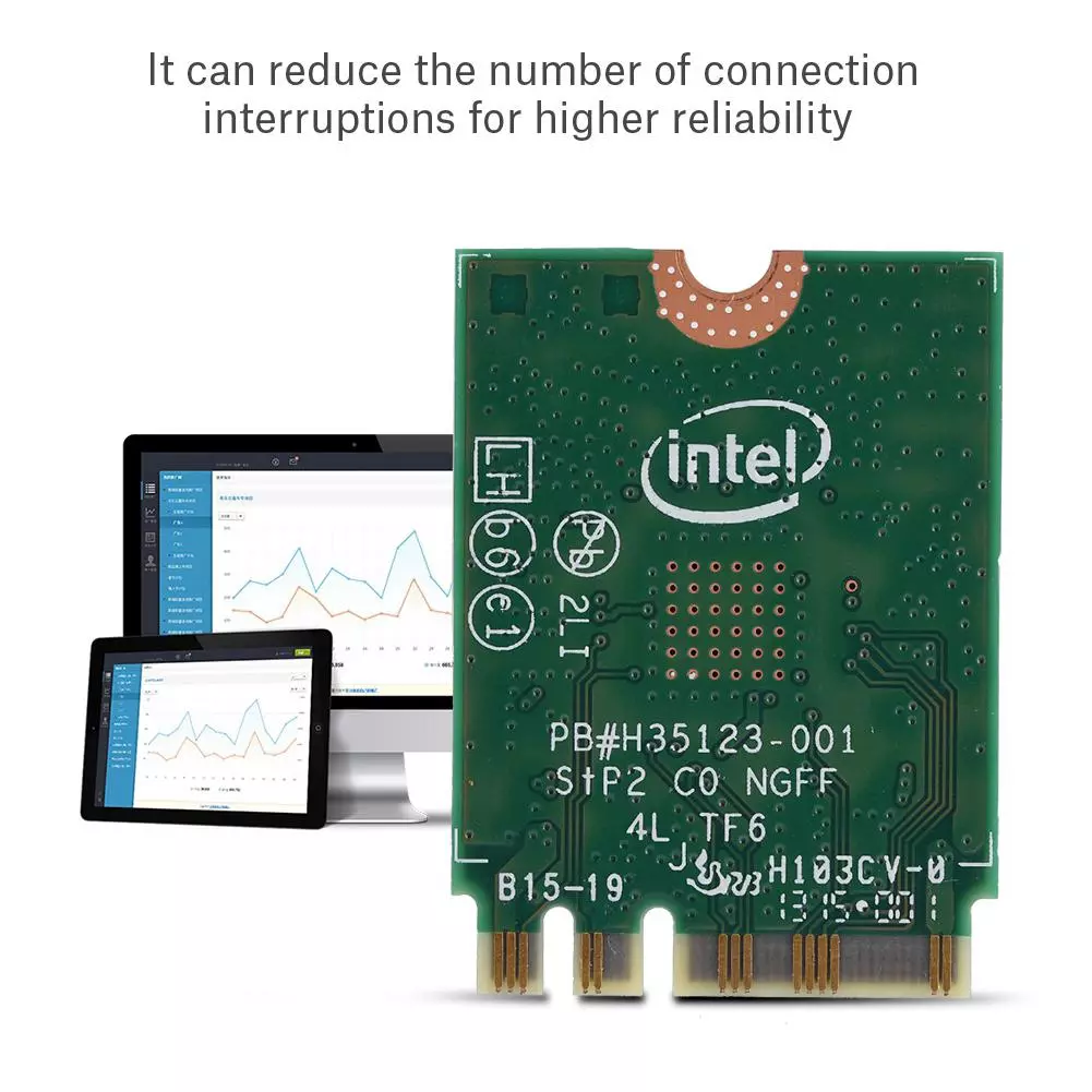 Intel Dual Band - Ac 7265 Dual Band การ์ดเครือข่าย + Bt