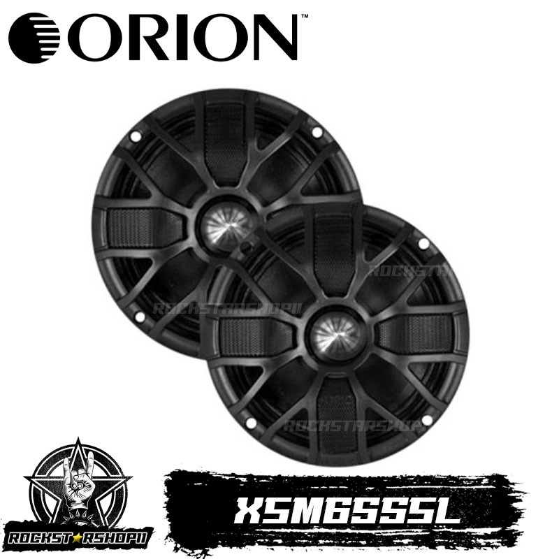 ลำโพงลูกโดด เครื่องเสียงรถยนต์ ดอกลำโพง ลำโพงเสียงกลาง 6.5นิ้ว เฟสปลั๊ก Orion Cobalt รุ่น XSM655SL ขายเป็นคู่ โอไรออน