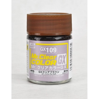 MR.CLEAR COLOR GX 18ml. MR.CLEAR COLOR GX-109 CLEAR BROWN