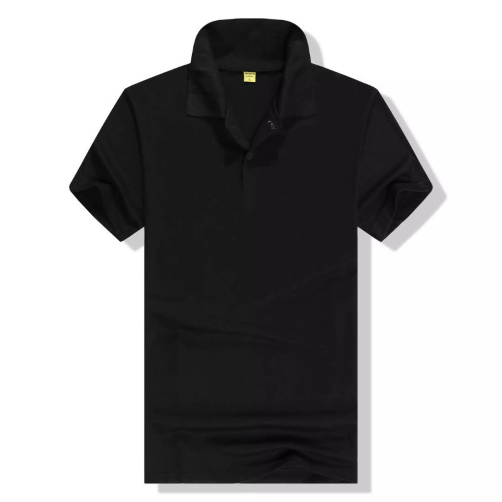 เสื้อโปโลผู้ชายสีทึบ เสื้อเชิ้ตทำงานใส่สบาย คอปก รุ่น 1037