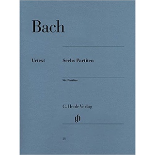 Six Partitas BWV 825-830 - piano - (HN 28)