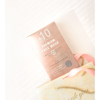 พร้อมส่ง โปรโมชั่น Be-10 Premuim face mask มาส์กหน้าสเต็มเซลล์หน้าเด้ง ริ้วรอยตื้น รูขุมขนกระชับ ผิวเต่งตึงชั่วข้ามคืน