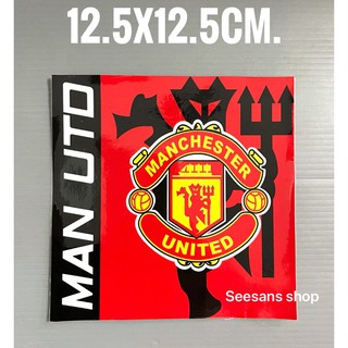 สติกเกอร์สูญกาศ ติดแผ่นป้ายภาษี พรบ. รถยนต์ #MAN UTD.