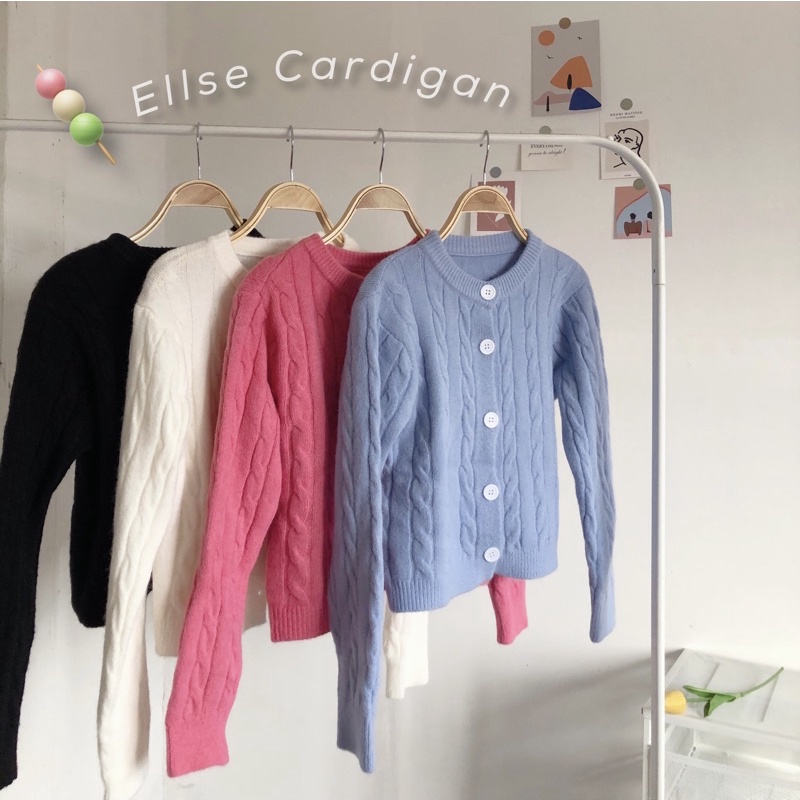 Ellsa cardigan 🧺 เสื้อแขนยาวไหมพรม