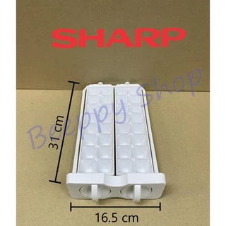 ที่ทำน้ำแข็ง ถาดทำน้ำแข็ง กล่องใส่น้ำแข็ง Sharp รุ่น SJ-P61N/F70/F75/FX70/FX74/FX79 ของแท้