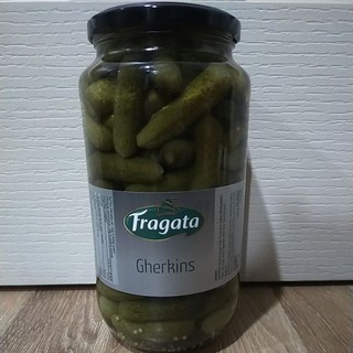 Fragata gherkins แตงกวาดอง 935g ฉลากมีตำหนิเล็กน้อย