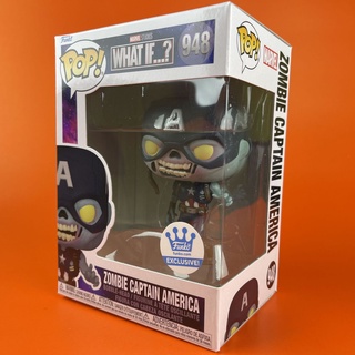 Funko POP Zombie Captain America Funko Shop Exclusive Marvel What If …