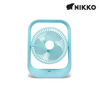 NIKKO พัดลมชาร์จไฟอเนกประสงค์ พร้อมโคมไฟ (NKMF-L2837)