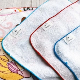 ผ้าเช็ดหน้าเขียนชื่อได้ ||25x25|| เนื้อนิ่ม มีห่วงแขวน ซับน้ำซับเหงื่อ ผ้าเช็ดเหงื่อออกกำลังกาย