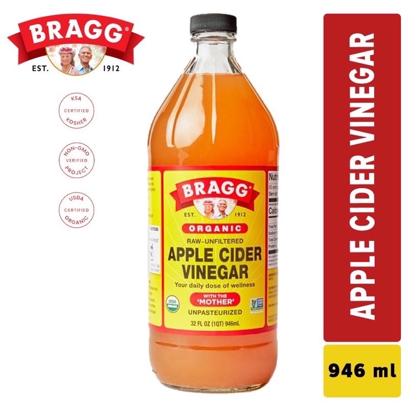 น้ำส้มสายชูหมักจากแอปเปิ้ล Apple Cider Vinegar 946 Ml Shopee Thailand 7373