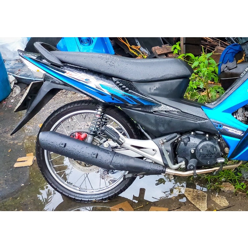 🔥ท่อwave-125x ปลายปิด (ผ่าหมกกึ่งเปิด)🔥