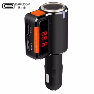 Earldom Bluetooth Car charger เครื่ิองส่งสัญญาณ วิทยุ บลูทูท ชาร์จเจอร์ จุดบุหรี่