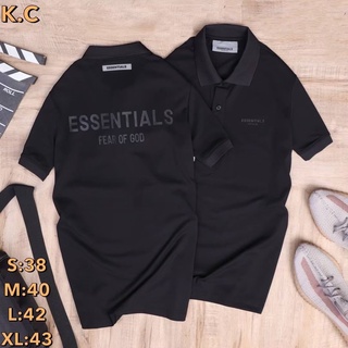 essentials เสื้อโปโลแขนสั้น