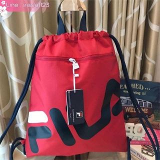 Fila Mesh Double Gymsack Sport Bag ของแท้ ราคาถูก