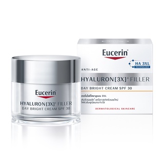 Eucerin Hyaluron 3X Filler Day Bright SPF30 ยูเซอริน ครีมบำรุงผิว ไฮยาลูรอน ลดริ้วรอย สำหรับกลางวัน ขนาด 50 ml 20463