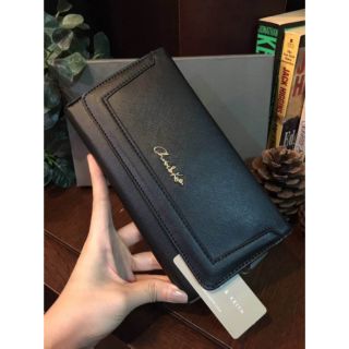 CHARLES &amp; KEITH SAFFIANO LONG WALLET