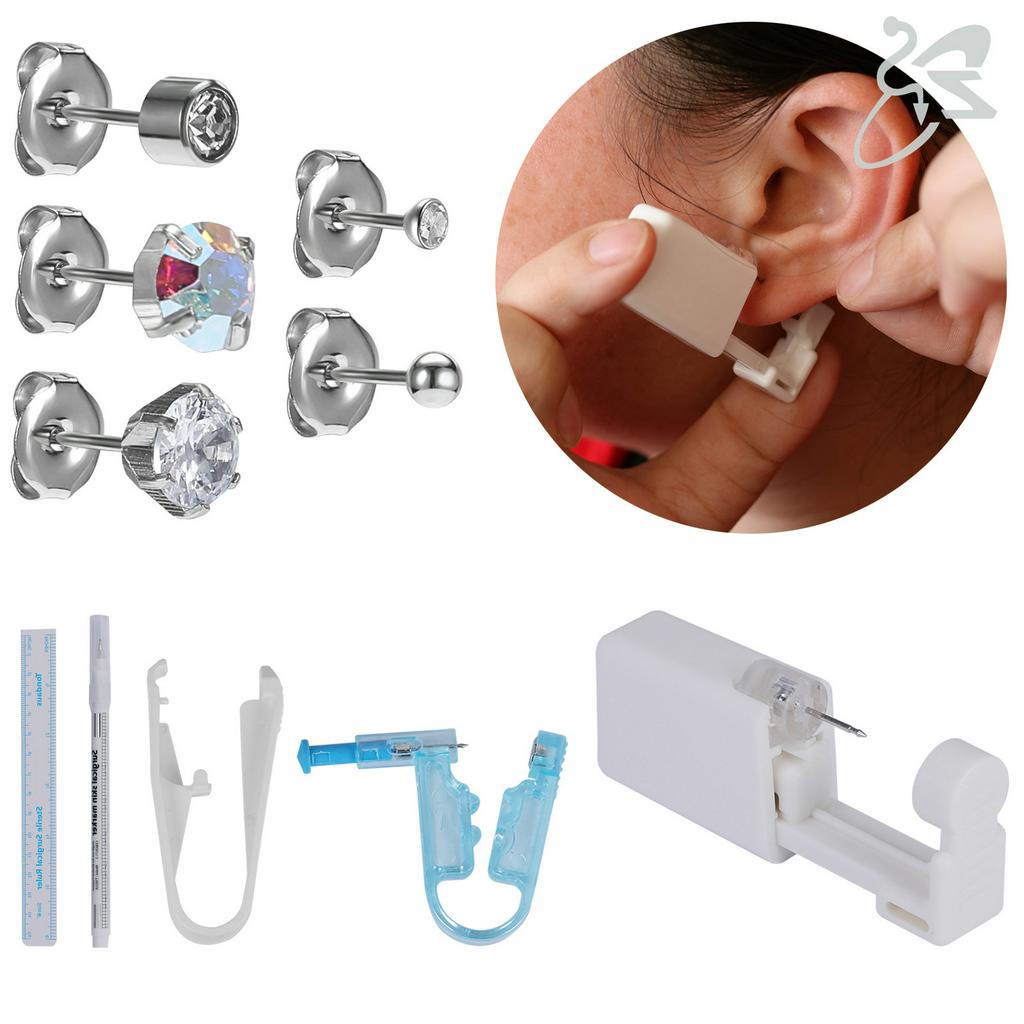 1 Pc Disposable Sterile Ear Piercing Kit Cartilage Tragus Helix Piercing Tools No Pain Ear Piercings