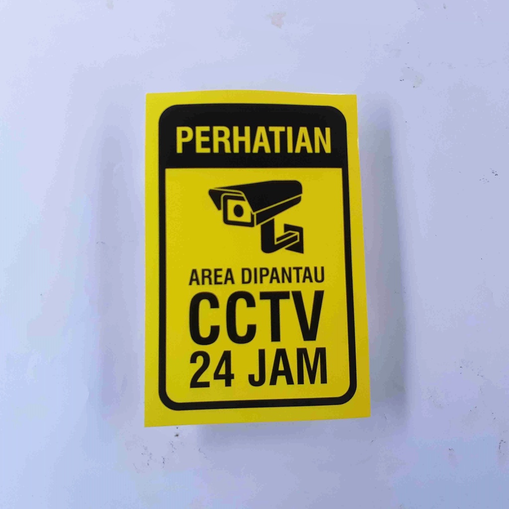 สติ๊กเกอร์พื้นที่ CCTV Call, สติ๊กเกอร์ CCTV, สติ๊กเกอร์พื้นที่นี้ต้องการโดย CCTV, สติ๊กเกอร์ LAMINA