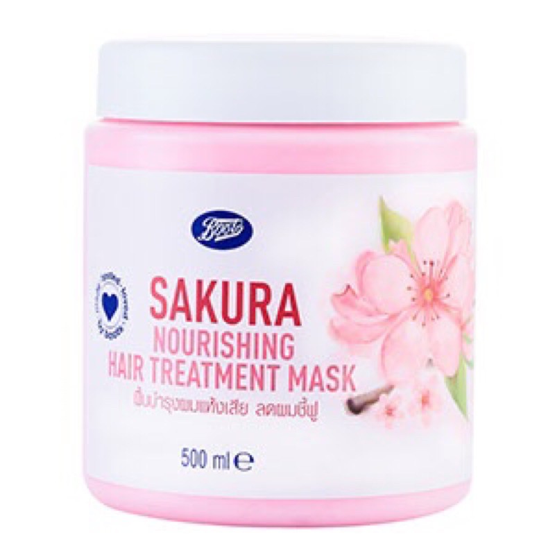 🔥แท้/พร้อมส่ง🔥 Boots Sakura Nourishing Hair Treatment Mask