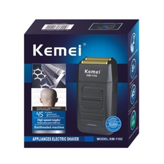 Km1102 Kemei1102 เครื่องโกนหนวด มีสินค้าพร้อมส่ง ราคาถูก