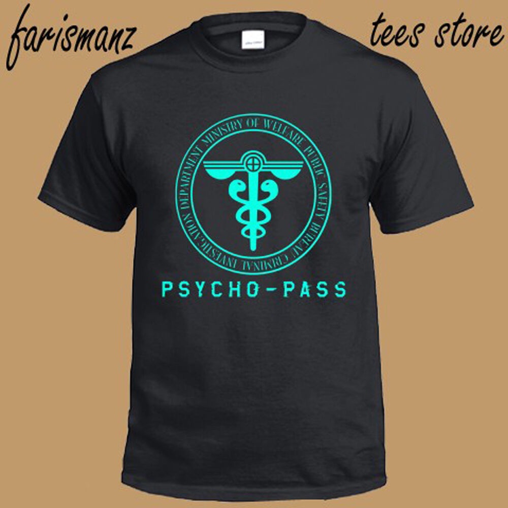 Psycho Pass Popular Creative Tee Men Clothes