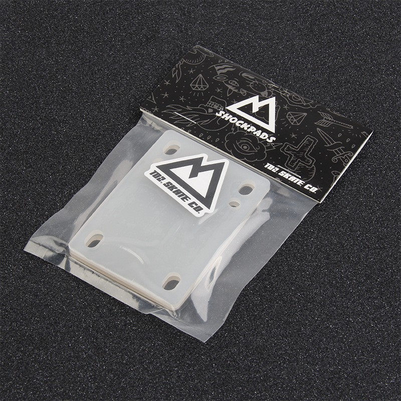 1 Pair Skateboard Shock Riser Pads Longboard Rubber Damping Pad 3MM