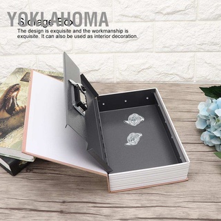 YOklahoma Mini Imitation Book Safe Box Password Locker Safety Storage for Money Jewelry