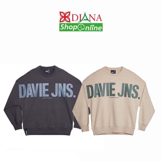 DAVIE JONES เสื้อสเวตเตอร์ ทรง Relaxed Fit