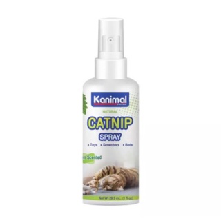 Kanimal Catnip Spray สเปรย์ แคทนิป กัญชาแมว 2ขนาด กลิ่นมิ้นท์ ธรรมชาติ100% ขวดสเปรย์ 2ขนาด  (ของเล่นแมว หญ้าแมว )