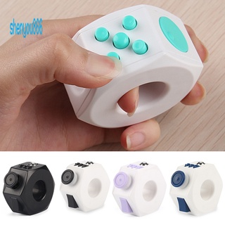 [SY866] ของเล่น Fidget Ring 6 ด้าน ขนาดเล็ก สําหรับเด็ก ผู้ใหญ่ เล่นคลายเครียด