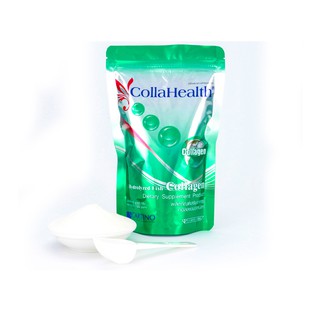 CollaHealth Collagen Powder 100% (คอลลาเจน ชนิดผง ขนาดถุงเติมรีฟิล 100 กรัม)