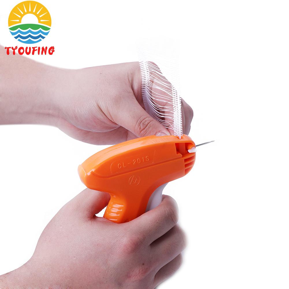 ป้ายแท็กปืนเย็บผ้า + เข็ม 5 ชิ้น + หนาม 1000 ชิ้น