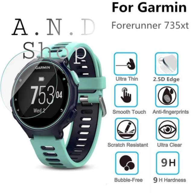 GARMIN FORERUNNER 735XT 735 XT ANTI-SCRATCH กระจกนาฬิกา TEMPERED GLASS SCREEN GUARD ดูป้องกันกระจก