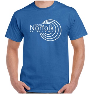 เสื้อยืด Cotton ComfortGildan เสื้อยืดผ้าฝ้าย พิมพ์ลายโลโก้ดิจิทัล Alan Partridge North Norfolk ใส่สบายขนาดเต็มS-5XL