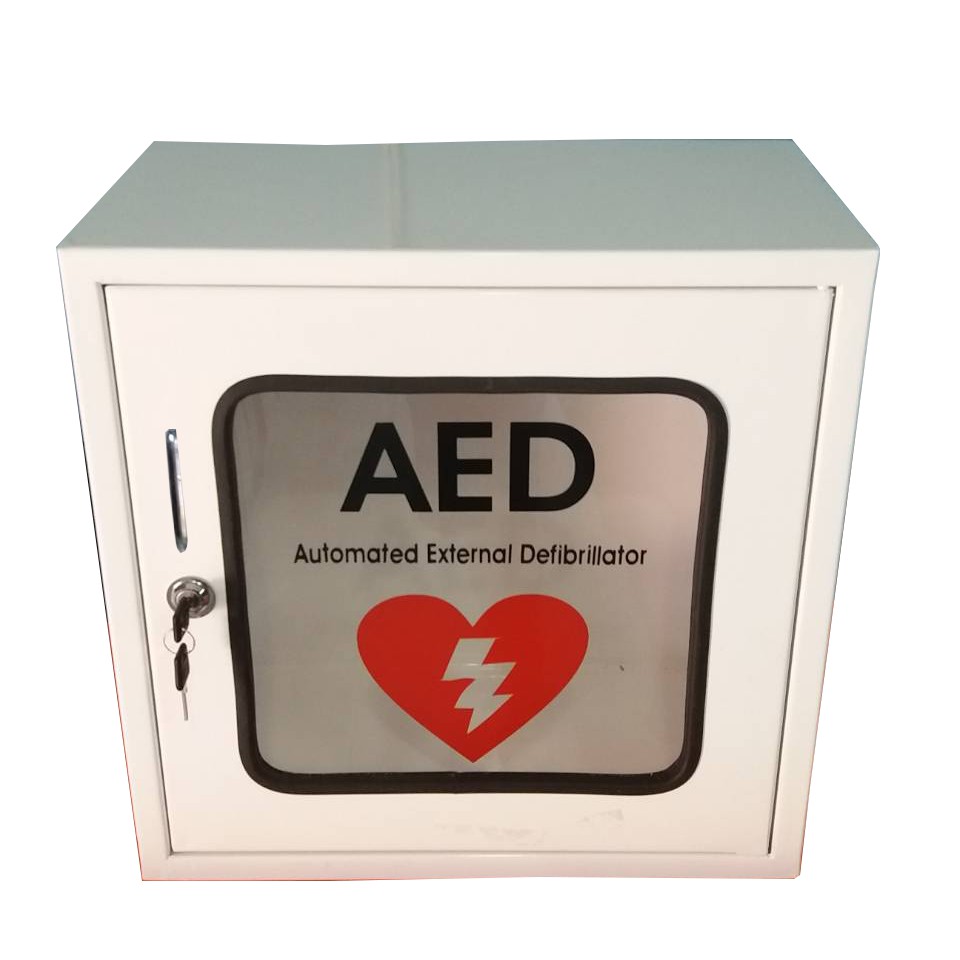 ตู้ AED แบบแขวน ไม่มีสัญญาณไฟและเสียง ใส่ได้ทุกยี่ห้อ
