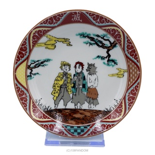 ❗️Super Rare❗️ 🌟Original Kutani Ware Plate Kimetsu no Yaiba ขาดกล่องดำ