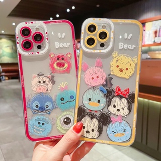 เคสโทรศัพท์มือถือนิ่ม ป้องกันเลนส์ ลายการ์ตูนหมีน่ารัก สําหรับ Xiaomi Redmi Note 11 11S 4G 10 9S 9 8 7 9T 9A 9C Poco X3 GT F3 F2 M3 M4 Pro 5G