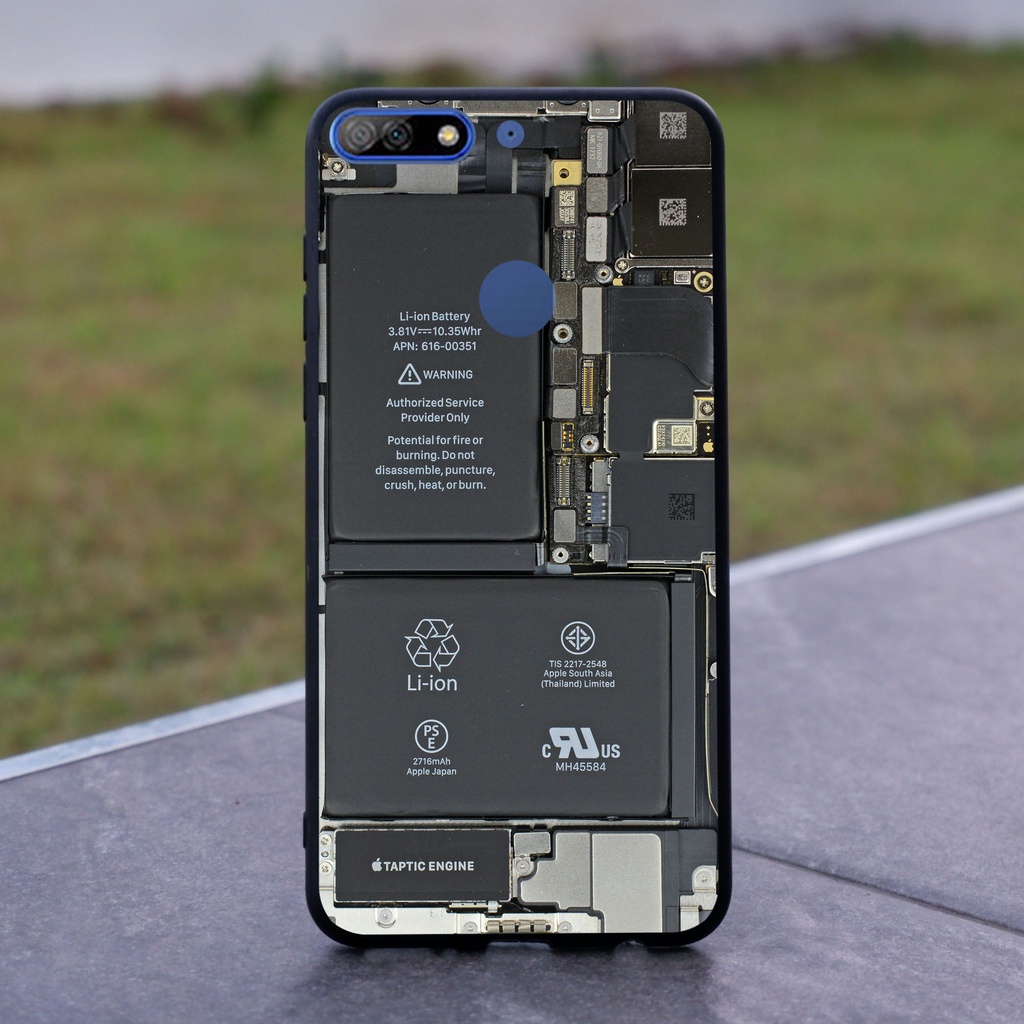 เคส Huawei Y7 pro (2018) ลายโทรศัพท์เปิดฝาขอบนิ่ม ไม่กัดขอบเคสมือถือ เคสสกรีน uv Case เคสโทรศัพท์