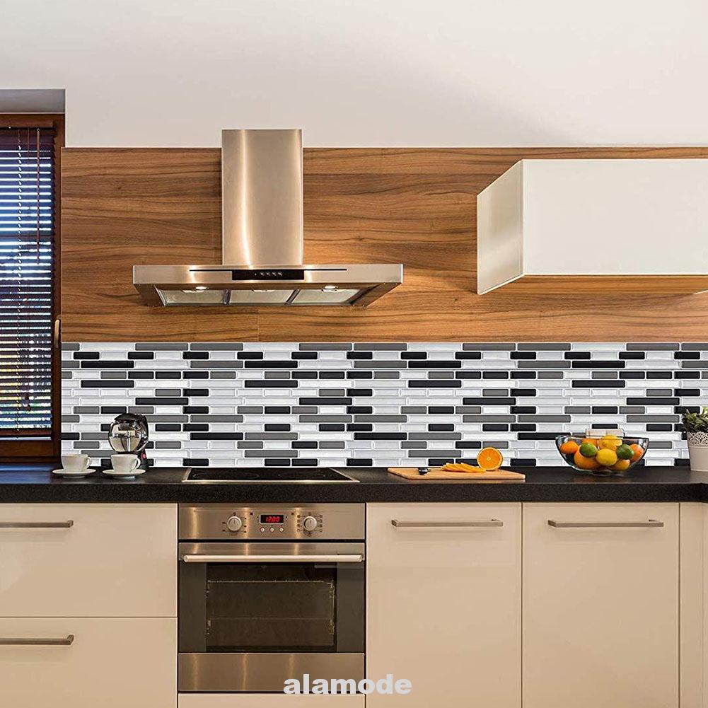 3D Bathroom DIY Home Decor Kitchen Mosaic Tile Self Adhesive Non-toxic ...