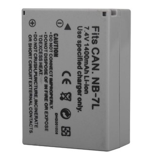 แบตกล้อง CANON NB-7L  1Pcs 1400mah NB-7L NB7L NB 7L Battery For Canon PowerShot G10 G11 G12 SX30 SX30IS Camera Batteries